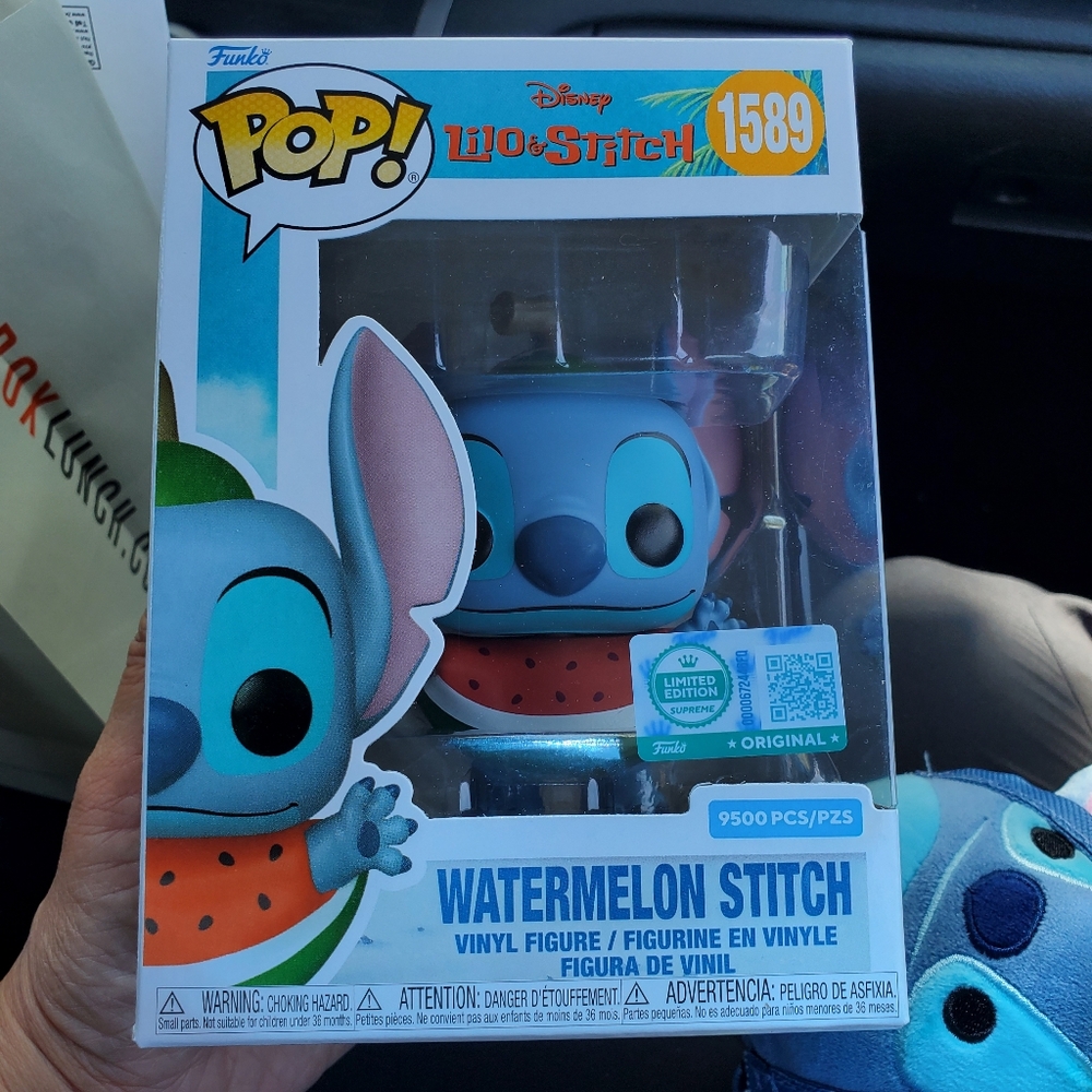 Watermelon Stitch Limited Edition 9500 pcs funko pop Exc Lilo and Stitch #1589